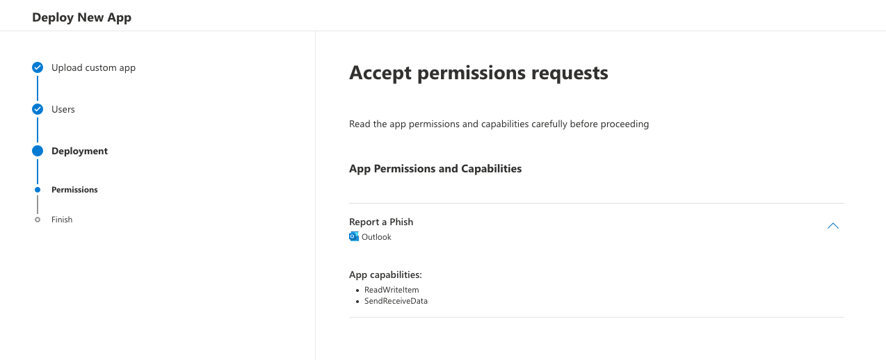 Accept Permissions Requests